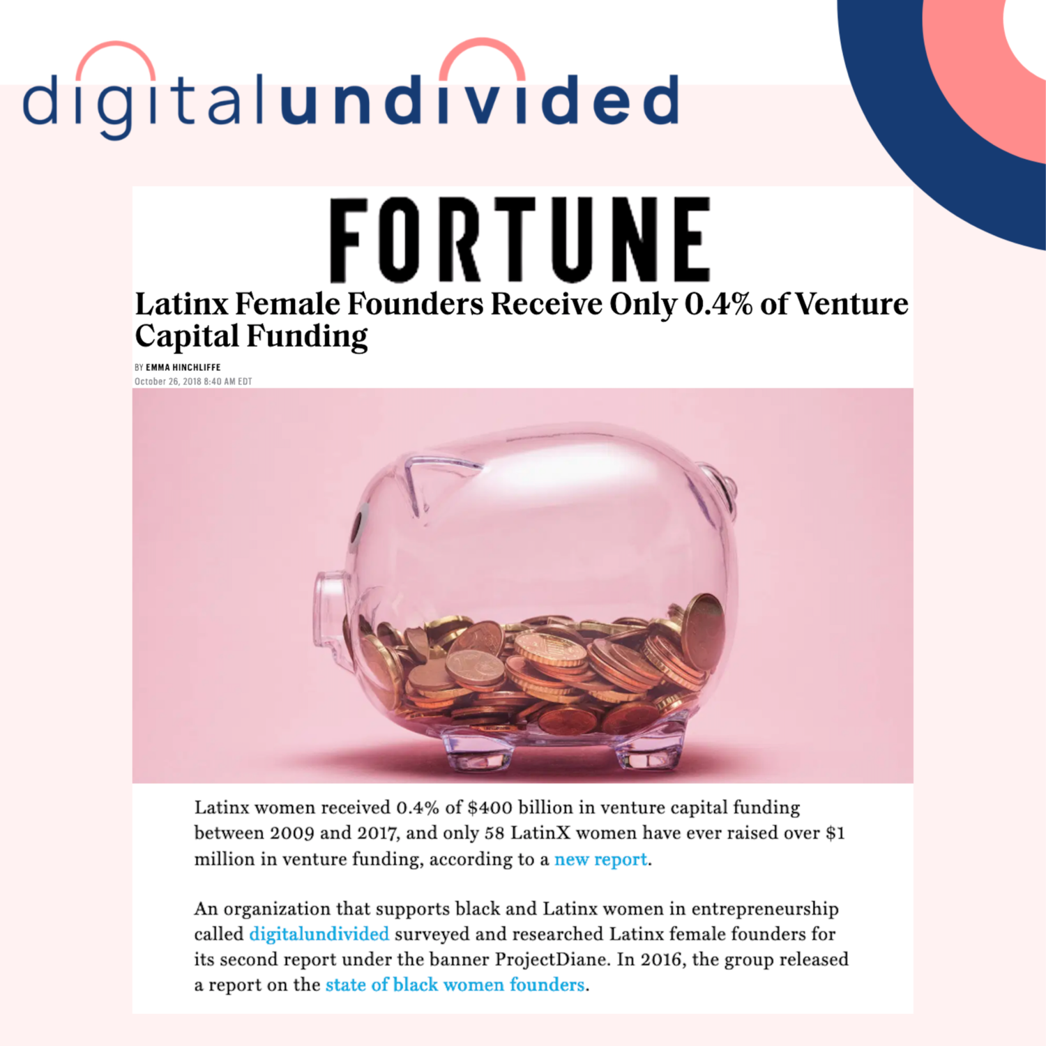 Latinx Female Founders Receive Only 0.4% of Venture Capital Funding