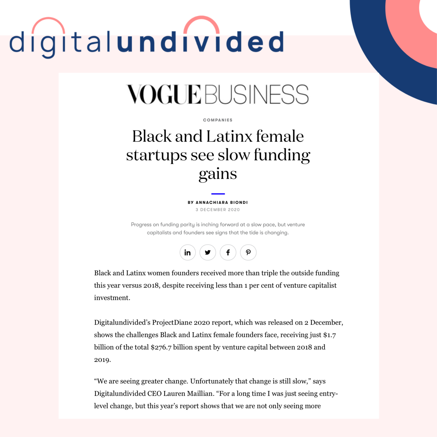Black and Latinx female startups see slow funding gains